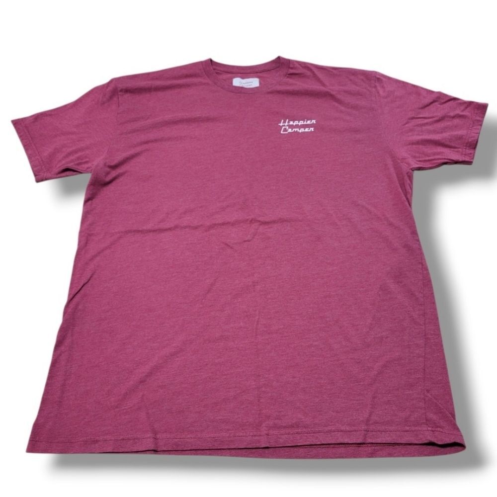 Happy Camper T-Shirt Size XXL Happy Camper Graphic Print Shirt Happy Camper Tee